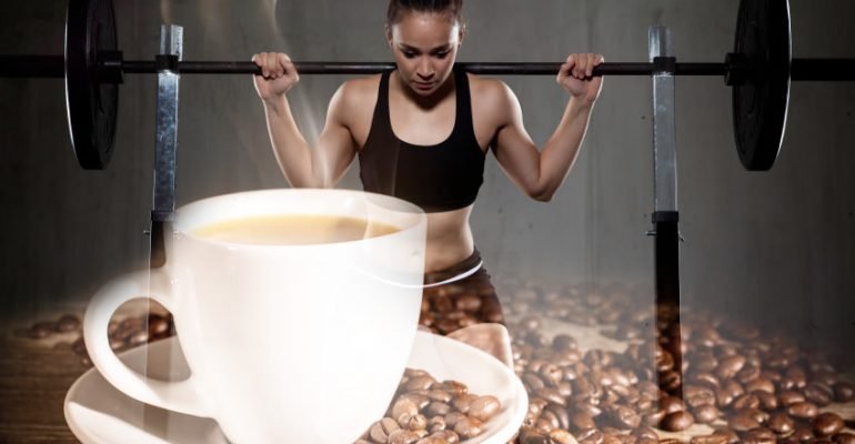 caffè prima dell allenamento con i pesito